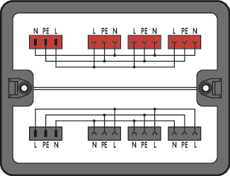 WAGO ITALIA SRL - WAG899-631/311-000 SCATOLA DI DISTRIBUZIONE CORRENTE MONOFA