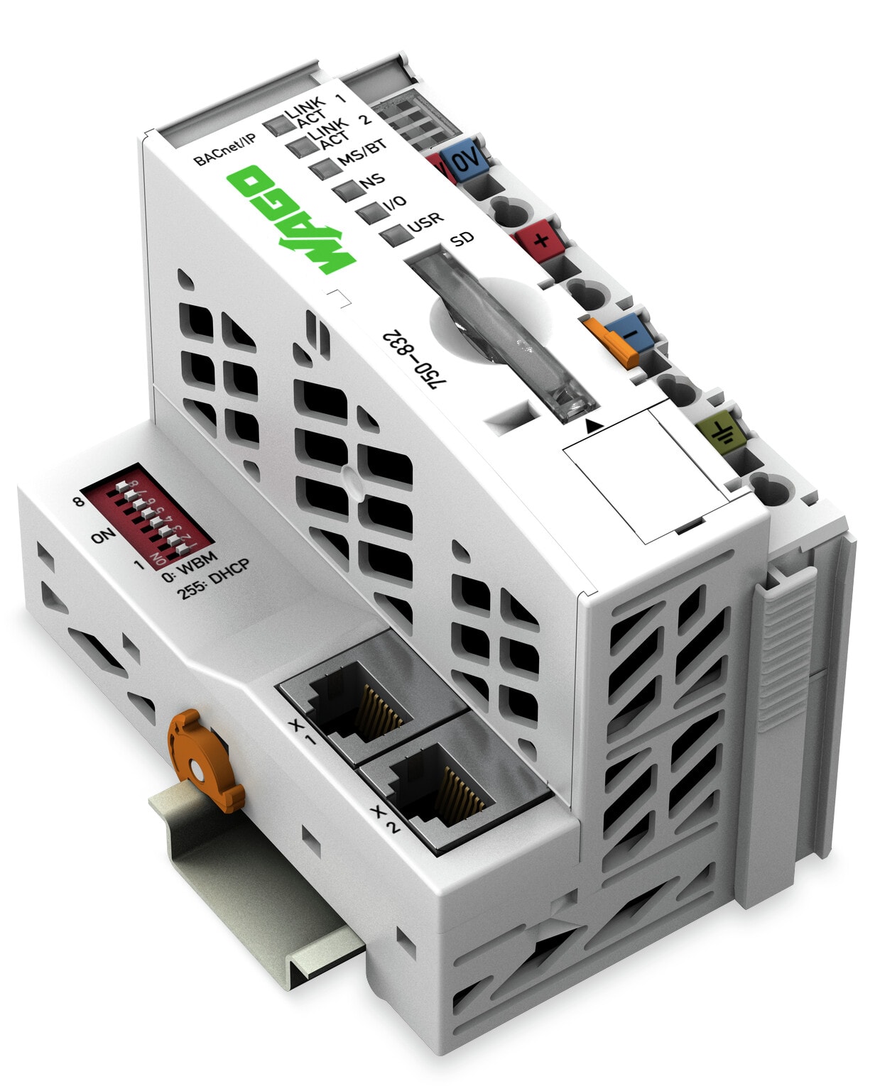 WAGO ITALIA SRL WAG750-832 CONTROLLORE BACNET/IP G4 2ETH SD