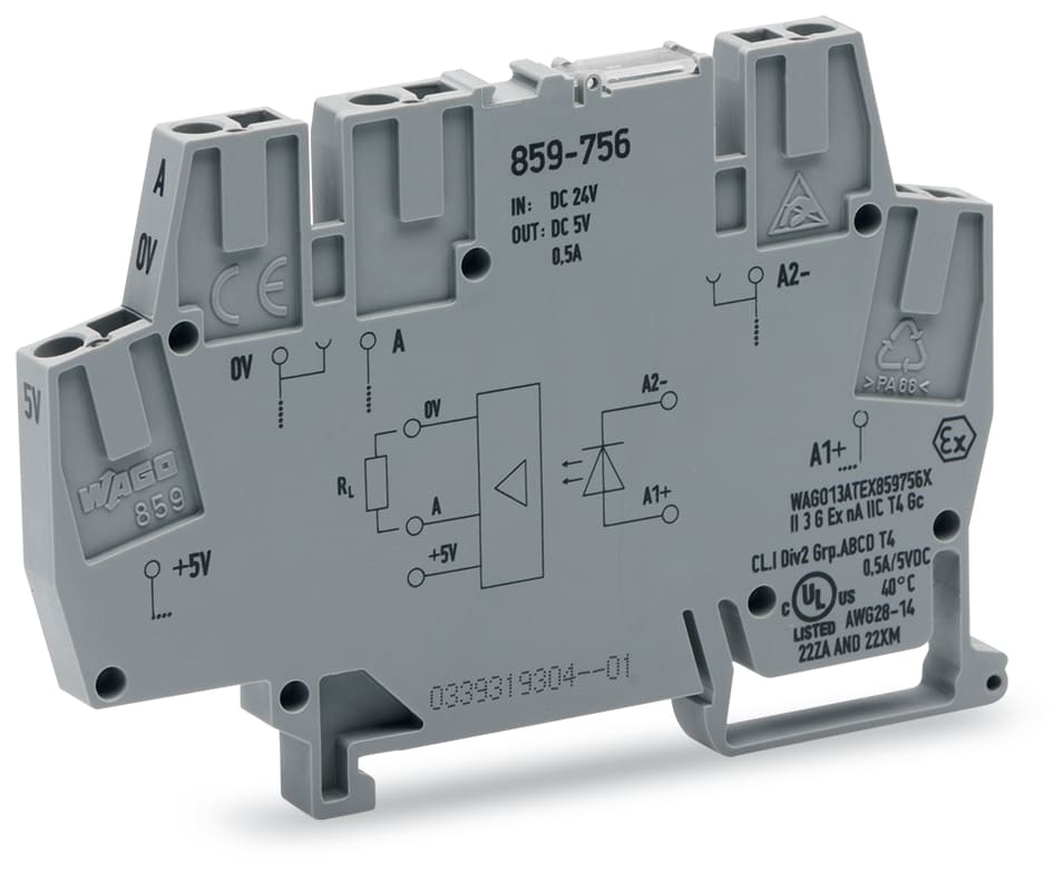 WAGO ITALIA SRL WAG859-756 OPTO DC 24V, GRIGIO
