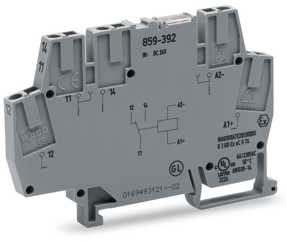 WAGO ITALIA SRL WAG859-392 REL DC 24V, GRIGIO