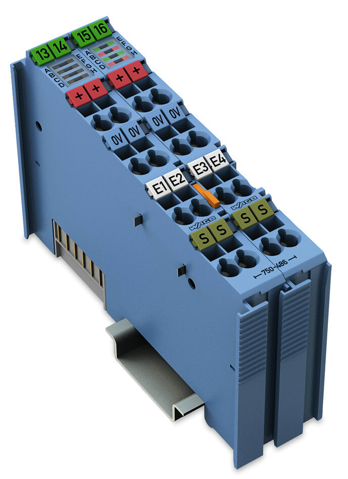 WAGO ITALIA SRL WAG750-486 4IA 0/4-20MA SE, BLU