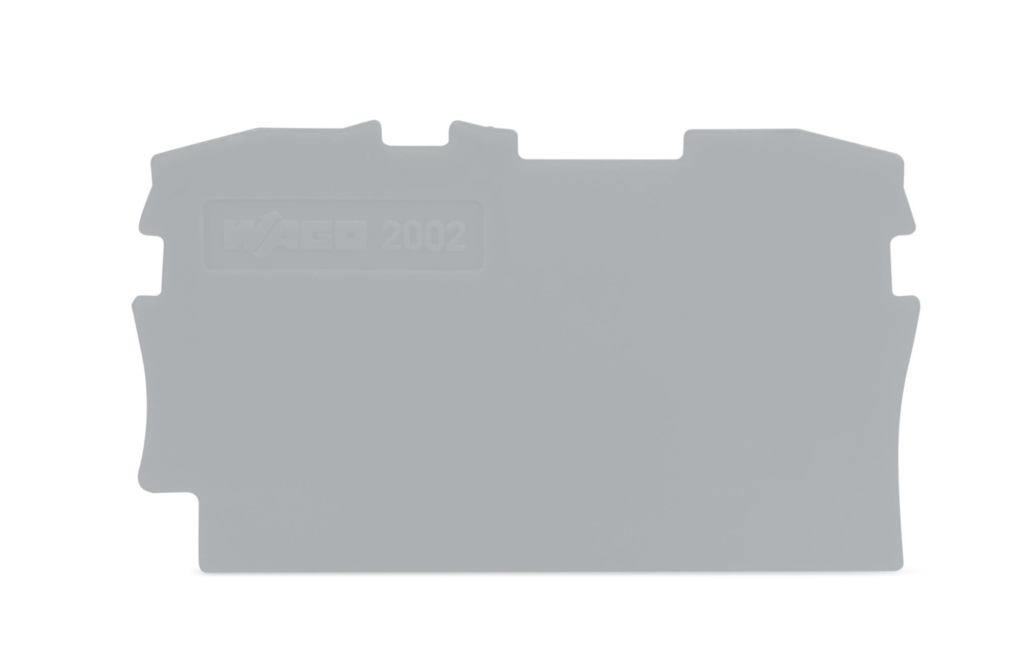 WAGO ITALIA SRL WAG2002-1291 PIASTRA TERMINALE INTERMEDIA SPESSORE 0,