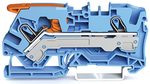 WAGO ITALIA SRL WAG2106-1204 MORS PASS 2 CONDUTT LEVA 6MMQ PRESA TEST