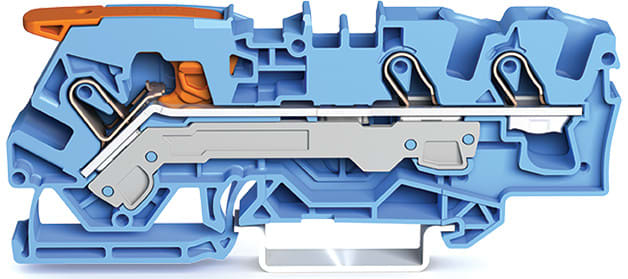 WAGO ITALIA SRL WAG2106-1304 MORSETTO PASSANTE PER 3 CONDUTTORI CON L