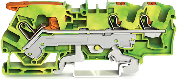 WAGO ITALIA SRL WAG2106-5307 MORSETTO DI TERRA PER 3 CONDUTTORI CON L