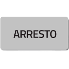 NEW ELFIN SRL NEW02002T TARGHETTA ADES.ARRESTO