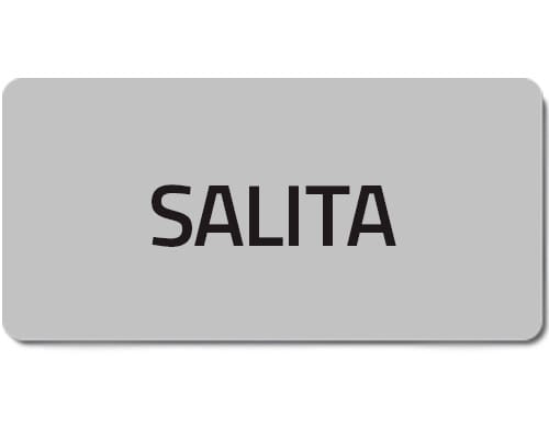 NEW ELFIN SRL NEW02005T TARGHETTA ADES.SALITA