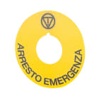 NEW ELFIN SRL NEW020D21 TARGH.GIALLA D60 ARRESTO EMERGENZA