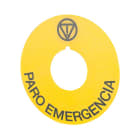NEW ELFIN SRL NEW020D37 TARGH.GIALLA D60 PARO EMERGENCIA