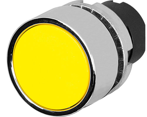 NEW ELFIN SRL NEW020PTAIGW PULSANTE T.INTERO GIALLO MET.