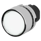 NEW ELFIN SRL - NEW020PTAILBW PULSANTE T.INTERO LUM.BIANCO MET.