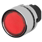 NEW ELFIN SRL - NEW020PTAILRW PULSANTE T.INTERO LUM.ROSSO MET.