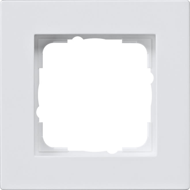 GIRA - GIR0211225 Abdeckrahmen 1f flach Gira E2 Reinweiss