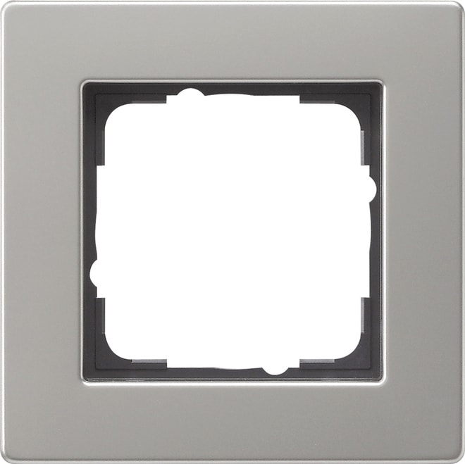 GIRA - GIR0211335 Abdeckrahmen 1f flach Gira E2 Edelstahl