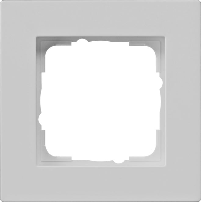 GIRA - GIR0211375 Abdeckrahmen 1f flach Gira E2 Grau m