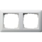 GIRA GGI021203 Abdeckrahmen 2f Standard 55 Reinweiss
