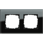 GIRA - GIR021205 Abdeckrahmen 2f Gira Esprit G Schwarz