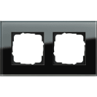 GIRA GGI021205 Abdeckrahmen 2f Gira Esprit G Schwarz