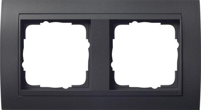 GIRA - GIR021208 MASCH. COPERTURA 2X PER ANTRACITE GIRA E