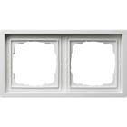 GIRA - GIR0212112 Abdeckrahmen 2f Flachenschalter Reinweis