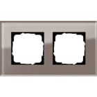 GIRA - GIR0212122 Abdeckrahmen 2f Gira Esprit G Umbra