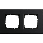 GIRA - GIR0212126 Abdeckrahmen 2f Gira Esprit Alum.Schwarz