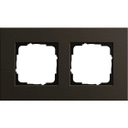 GIRA - GIR0212127 Abdeckrahmen 2f Gira Esprit Alum.Braun