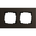 GIRA - GIR0212127 Abdeckrahmen 2f Gira Esprit Alum.Braun