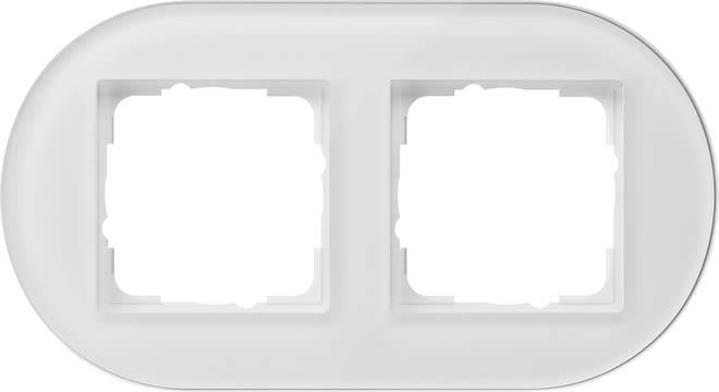 GIRA - GIR0212130 Abdeckrahmen 2f Gira Studio G Weiss