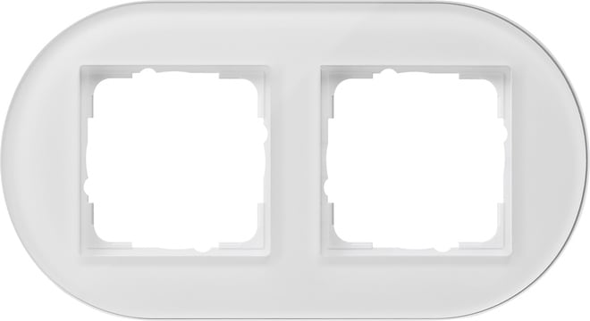 GIRA - GIR0212130 MASCH. COPERTURA 2-M GIRA STUDIO VETRO B