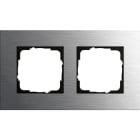 GIRA - GIR0212219 Abdeckrahmen 2f Gira Esprit Edelstahl