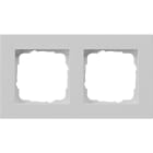 GIRA GGI0212375 Abdeckrahmen 2f flach Gira E2 Grau m