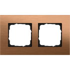 GIRA GGI021238 PLACCA 2-M GIRA ESPRIT BRONZO