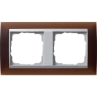 GIRA - GIR021259 Abdeckrahmen 2f Zwischenr. F Alu Gira Ev