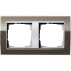 GIRA - GIR0212766 Abdeckrahmen 2f Zwischenr. F Alu Gira Ev