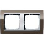 GIRA GGI0212766 Abdeckrahmen 2f Zwischenr. F Alu Gira Ev