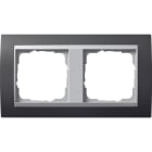 GIRA - GIR021281 Abdeckrahmen 2f Zwischenr. F Alu Gira Ev