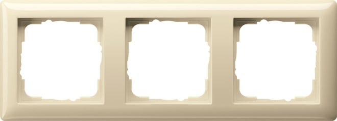 GIRA - GIR021301 Abdeckrahmen 3f Standard 55 Cremeweiss