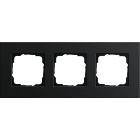 GIRA GGI0213126 Abdeckrahmen 3f Gira Esprit Alum.Schwarz