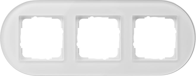 GIRA - GIR0213130 Abdeckrahmen 3f Gira Studio G Weiss