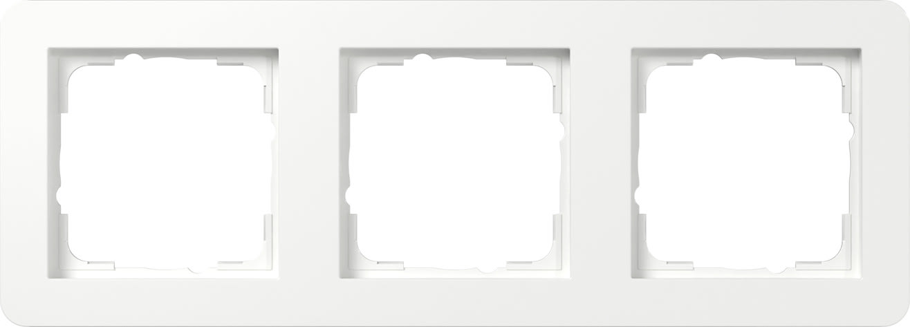 GIRA - GIR0213150 masch. copertura 3-m Gira E1 bnc puro