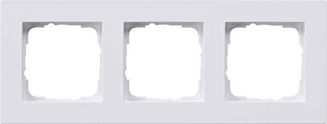 GIRA - GIR0213225 Abdeckrahmen 3f flach Gira E2 Reinweiss