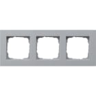 GIRA - GIR0213255 Abdeckrahmen 3f flach Gira E2 F Alu