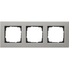 GIRA GGI0213335 PLACCA 3-M PIATTO GIRA E2 ACCIAIO INOX