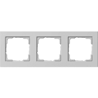 GIRA - GIR021337 Abdeckrahmen 3f Gira E2 Grau m