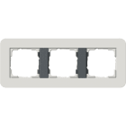 GIRA - GIR0213421 Abdeckrahmen 3f Gira E3 Hellgrau/Anthraz