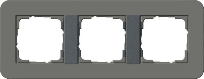GIRA - GIR0213423 Abdeckrahmen 3f Gira E3 Dklgrau/Anthrazi