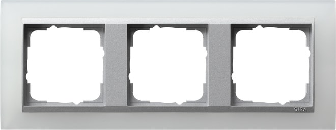 GIRA - GIR021350 Abdeckrahmen 3f Zwischenr. F Alu Gira Ev