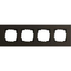 GIRA GGI0214127 Abdeckrahmen 4f Gira Esprit Alum.Braun