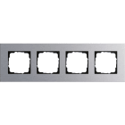 GIRA - GIR021417 MASCH. COPERTURA 4X GIRA ESPRIT ALLUMINI